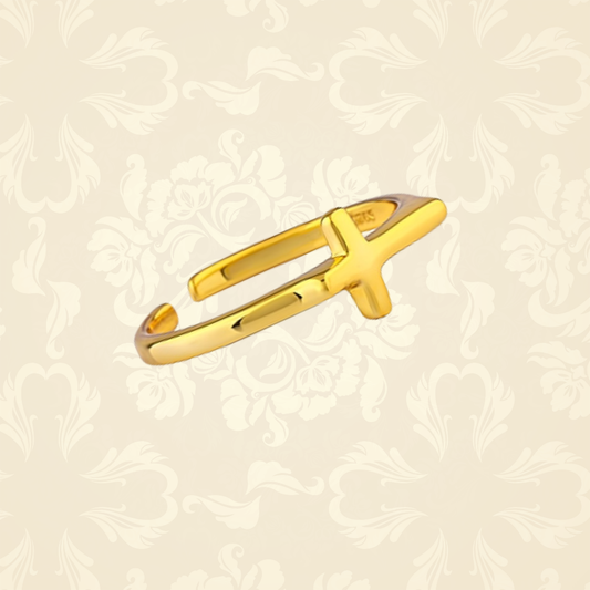 Aleth Ring - Sleek Everyday Cross