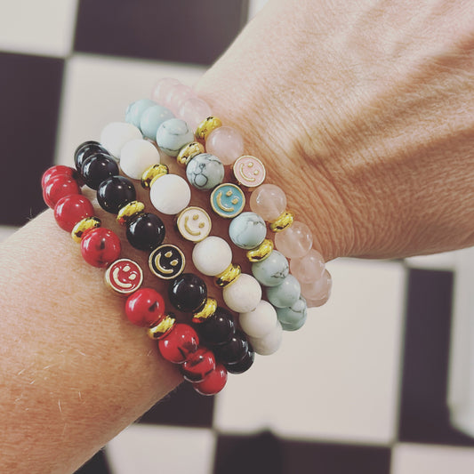 Blue Howlite Happiness Bracelet
