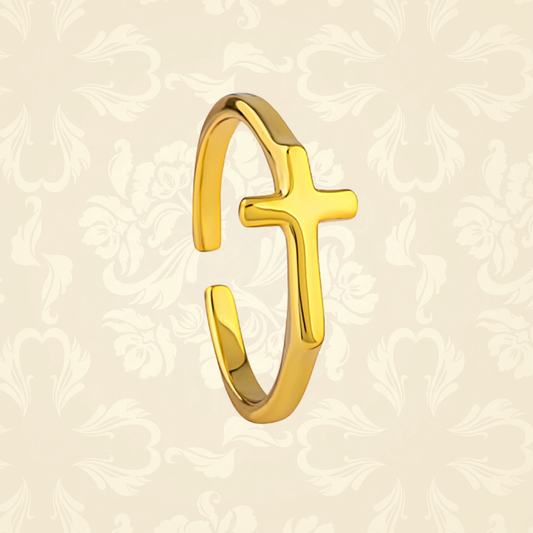 Aleth Ring - Sleek Everyday Cross