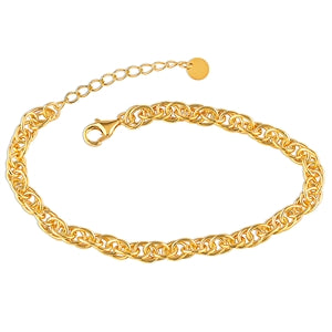 Robin Bracelet- Gold Vermeil Chain Bracelet for Women