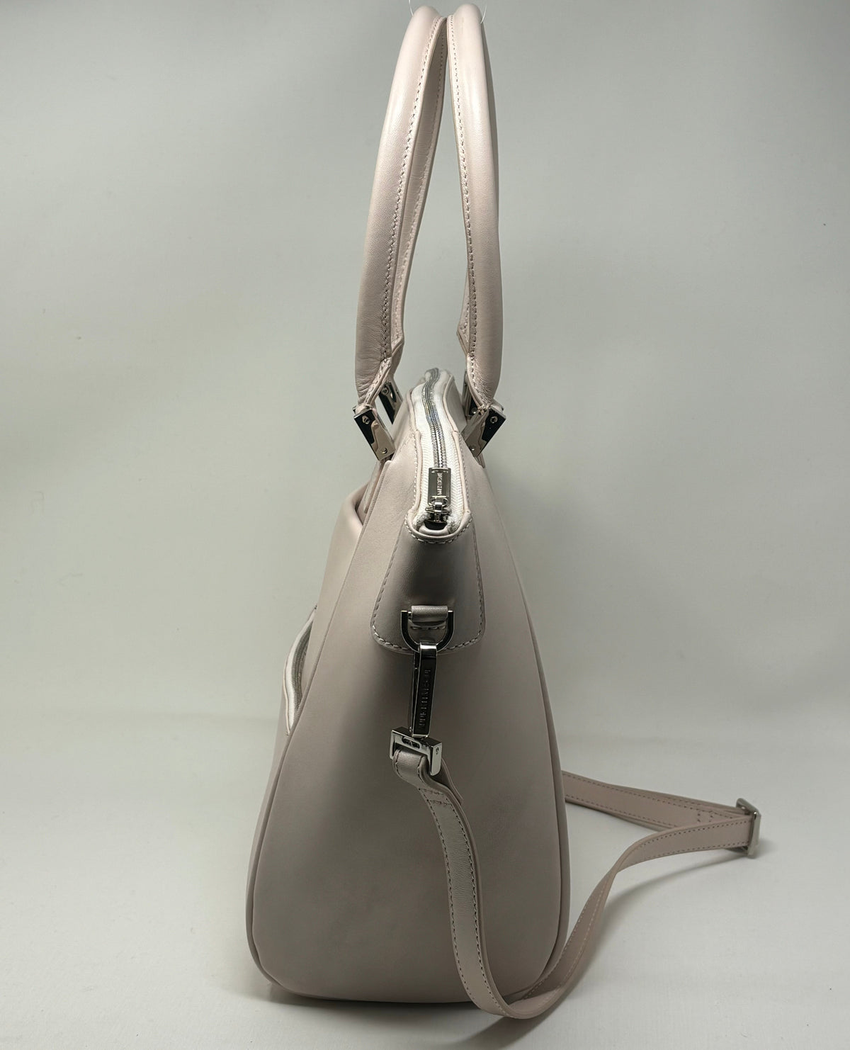 Sac à Main en Cuir rose blush | Mona Moyen