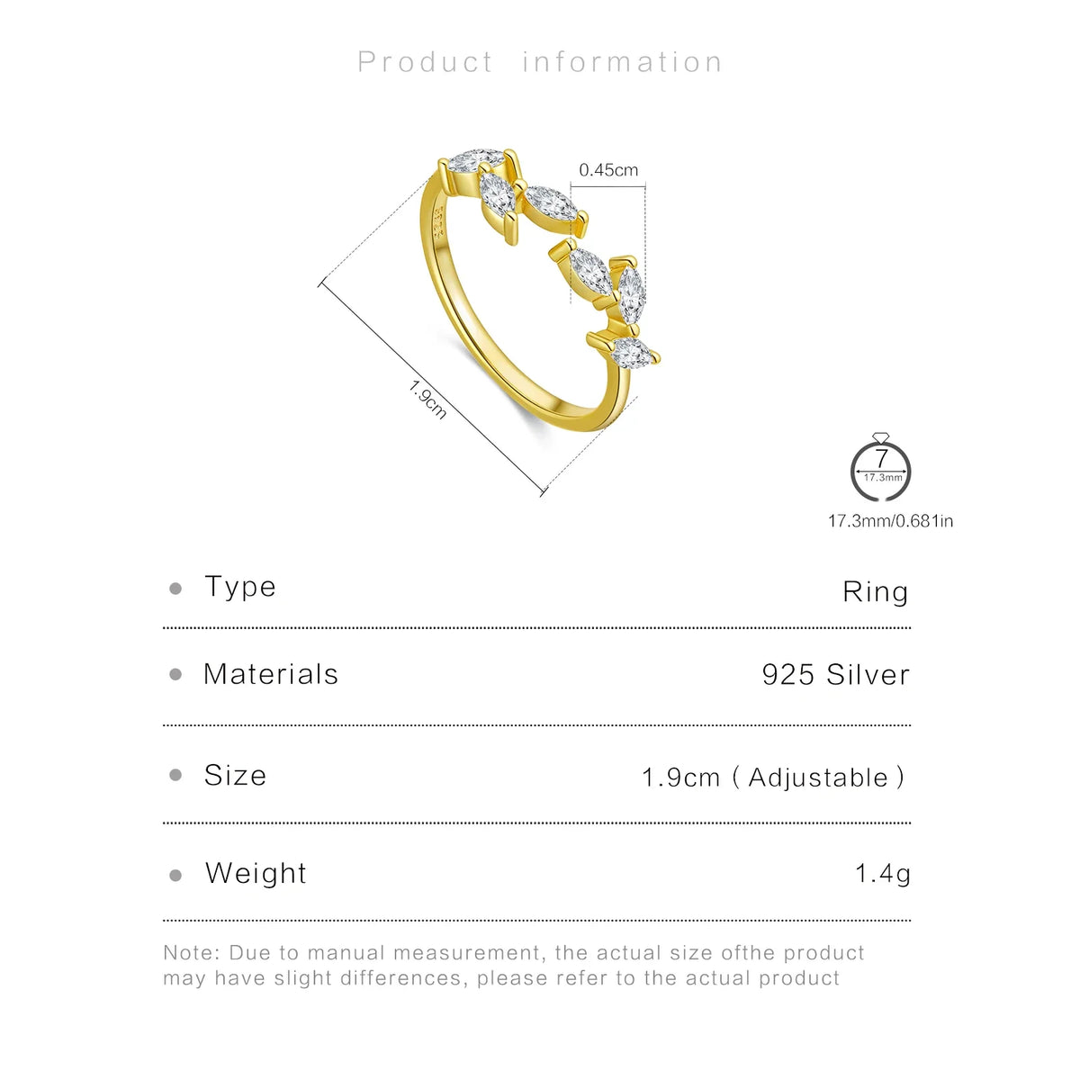 The Signature Marquise 925 Sterling Silver Ring