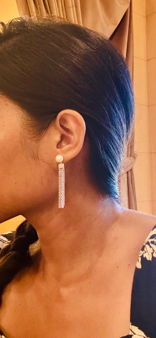 Fran Freshwater Tassel Earrings