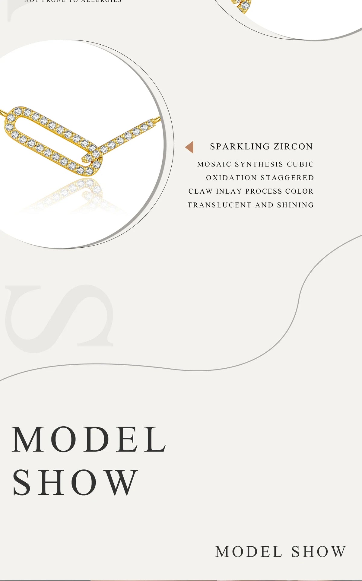 Modern Sterling Silver Link Necklace